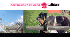 Desktop Screenshot of allevamentoibisco.it